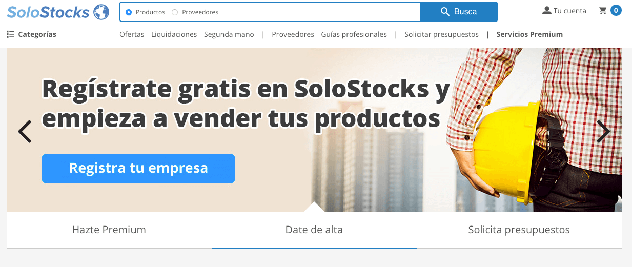 solostocks como alternativa a alibaba